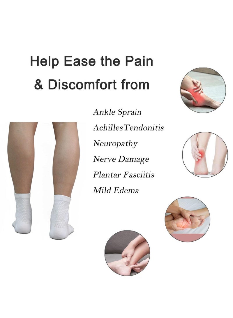 2 Pairs of Compression Socks for Neuropathy - Instant Relief from Pain, Swelling, and Numbness, Size L - Image 4