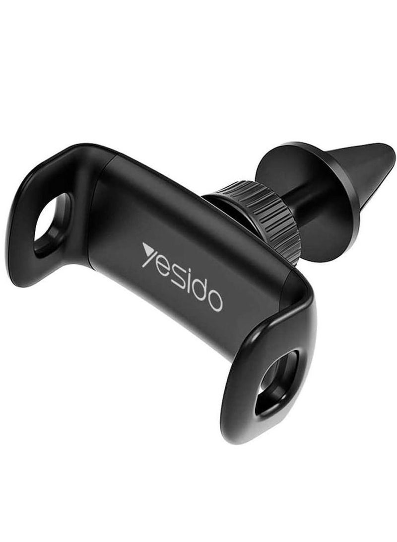 Yesido Airvent Universal Car Mount Mobile Phone Holder C47 - Black - Image 2