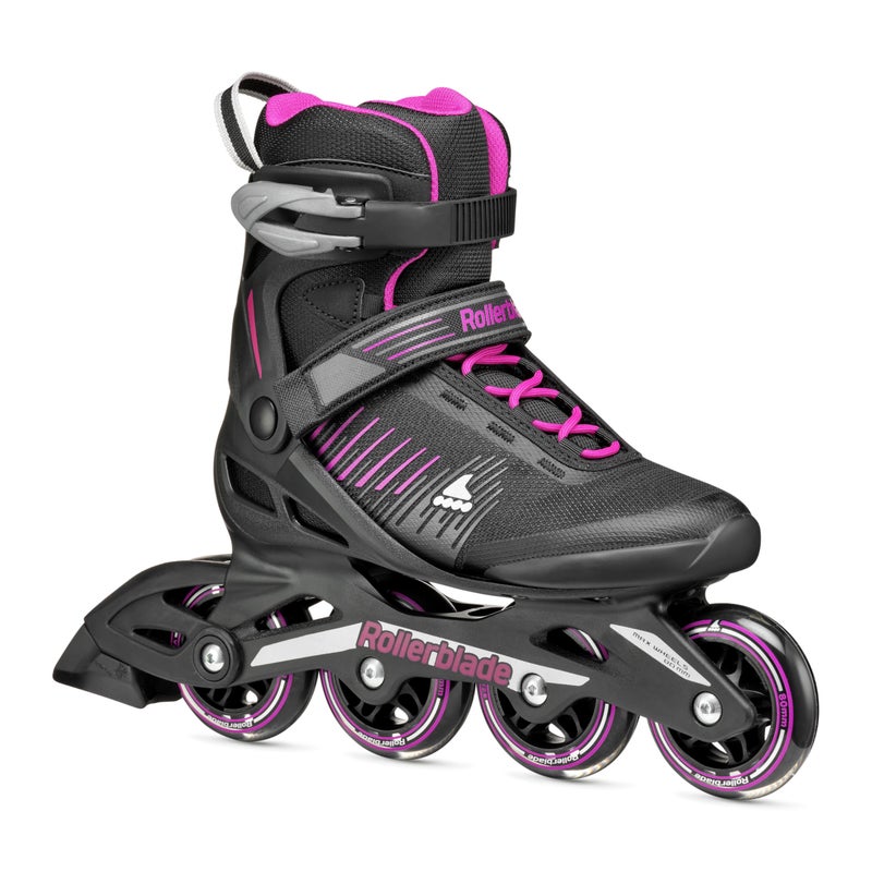 Rollerblade Zetrablade Womens Adult Fitness Inline Skate Black and Pink Performance Inline Skates