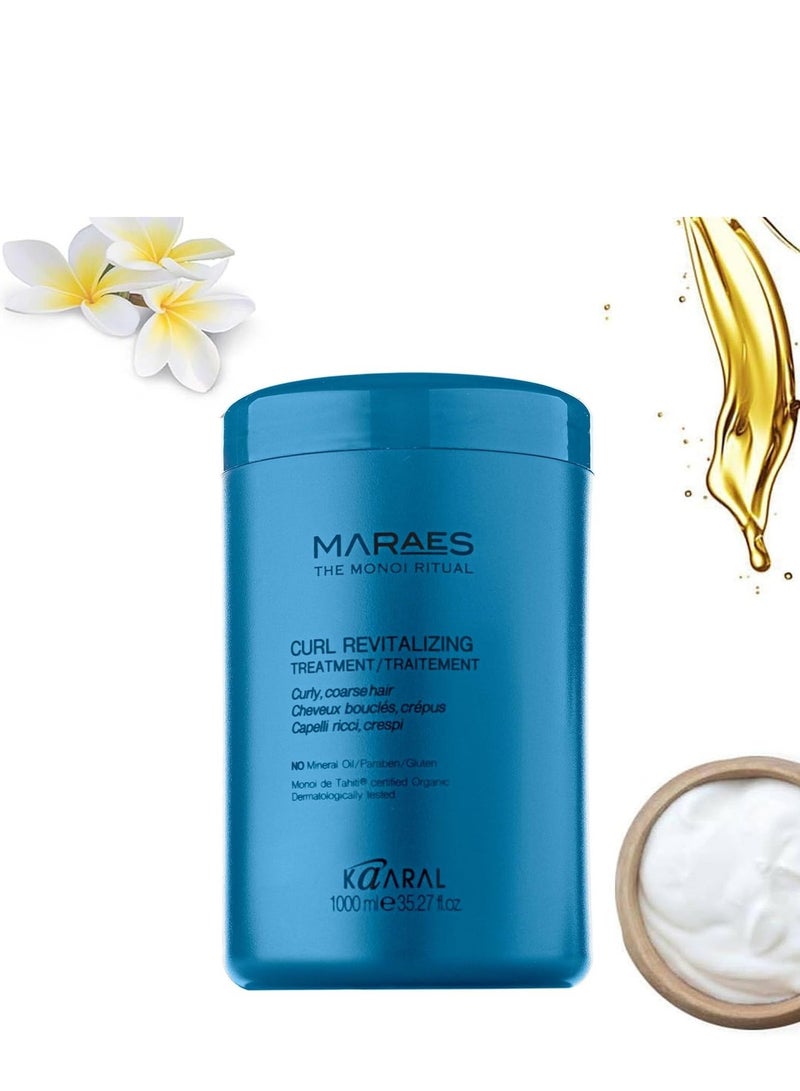 kaaral MARAES Curl Revitalizing Treatment for Curly , Coarse Hair 1000ml - Image 4