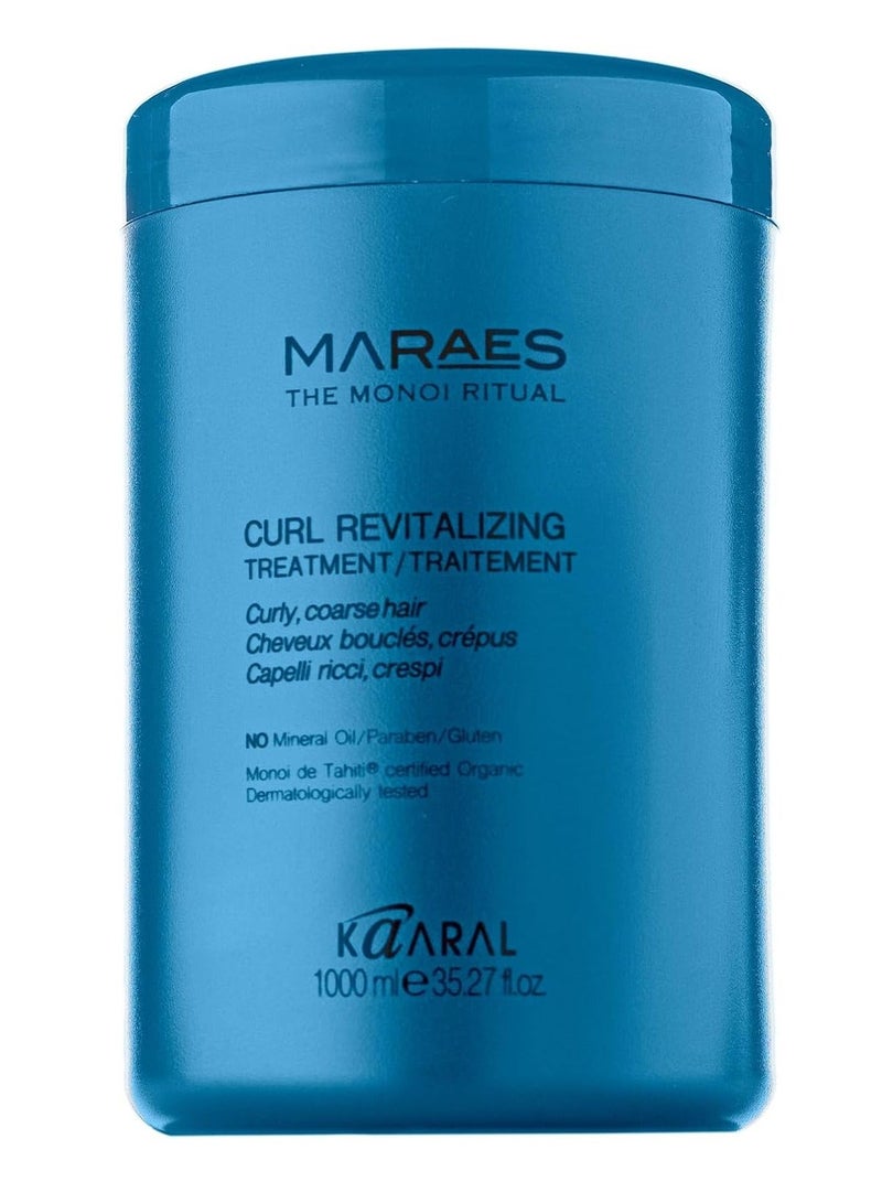 kaaral MARAES Curl Revitalizing Treatment for Curly , Coarse Hair 1000ml - Image 2
