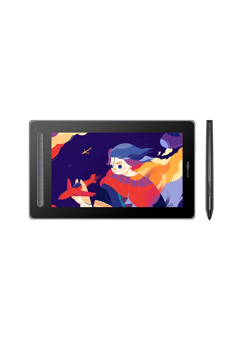 XP-PEN جهاز لوحي للرسم XPPen مع شاشة الفنان 13 2nd، شاشة IPS مغلفة بالكامل مقاس 13.3 بوصة، جهاز لوحي للرسومات الرقمية مع قلم X3 و8 مفاتيح اختصار، توافق واسع مع أنظمة Windows وMac وAndroid (أسود) - Image 1