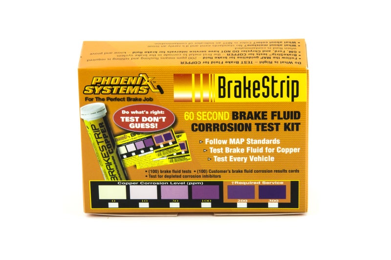 Phoenix Systems (3006-B) Brake Fluid Test Strip Kit, 100 Test Strips and 100 Rating Cards, BrakeStrip, FASCAR - Image 2