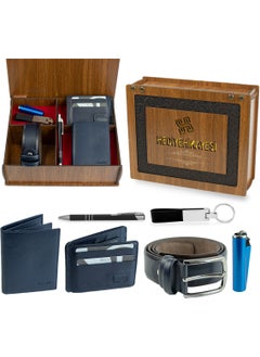 Grande Genuine Leather Men's Wallet & Card Holder and Belt Set  - Image 1