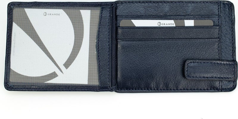 Grande Genuine Leather Men's Wallet & Card Holder and Belt Set  - Image 3