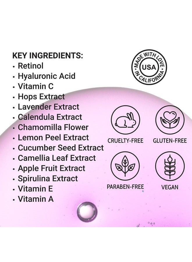 ديرماتوتش منظف الوجه بالريتينول، 8 أونصة من حمض الهيالورونيك والخيار والفيتامينات، صنع في أمريكا - Image 2