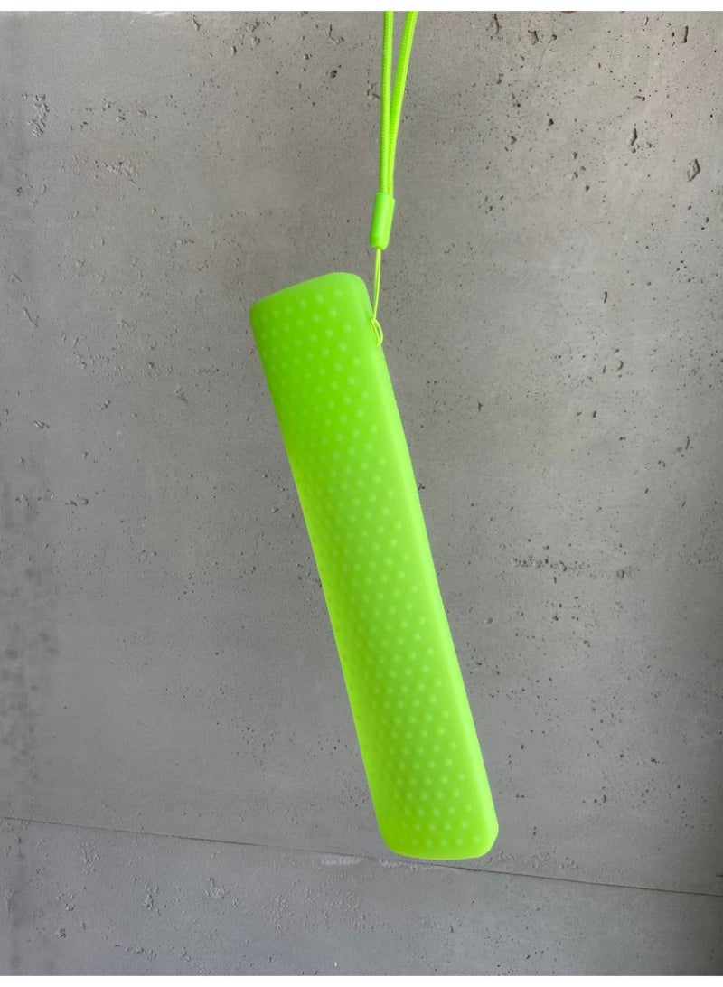 CASE Silicone Protective Remote Cover for Xiaomi XMRM-ML TV Remote Control, Anti-Slip Design, with Strap, Compatible with TV A32"/A43"/A55"/A PRO 65"Series/Q2 Models (2022-2025) (Neon Green) - Image 5