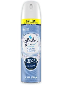 Glade Glade Air Freshener Clean Linen – 8.3 oz (235 g) Spray, Fresh & Long-Lasting Scent for Home, Office, & Bathroom Odor Elimination  - Image 1