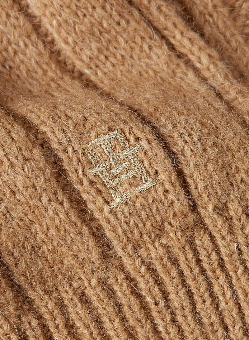 TOMMY HILFIGER Timeless Logo Detailed Scarf