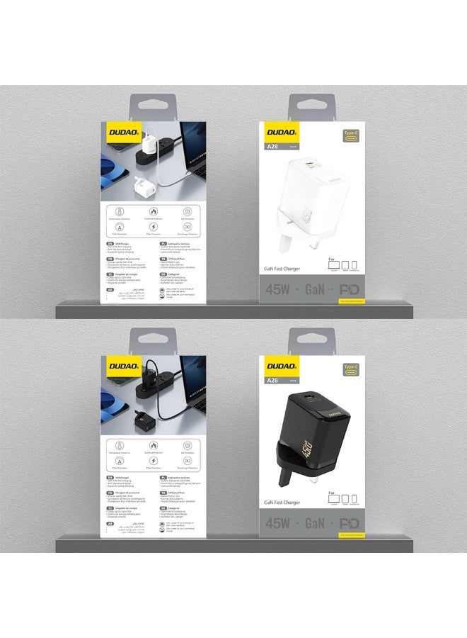DUDAO A28UK-B PD45W USB-C CHARGER ONLY - Image 3