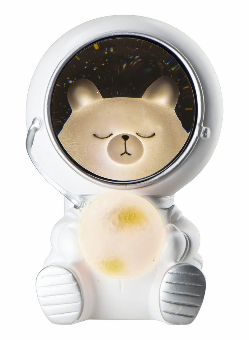 Excefore Night Light for Kids  Spaceman LED Nursery Astronaut Moon Lamps Galaxy Guardian Desktop Decoration Birthday Gift (Space Cat) - Image 1