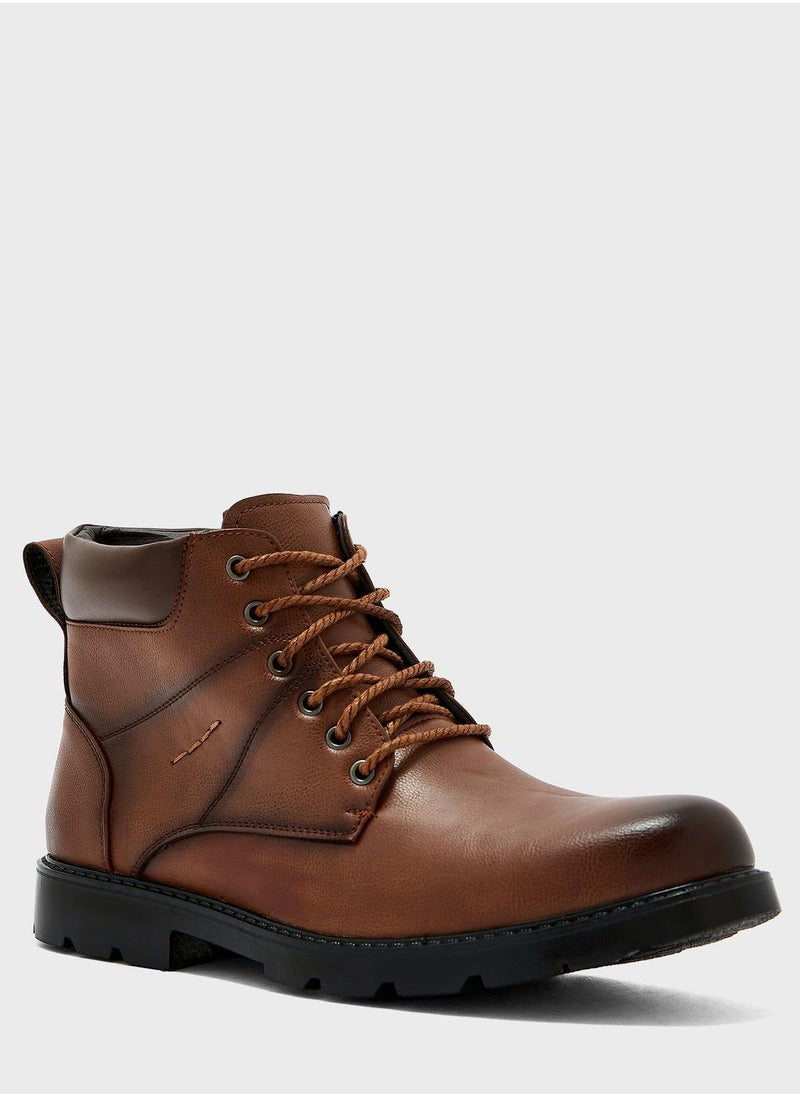 Robert Wood - Casual Laced Boots - Image 1