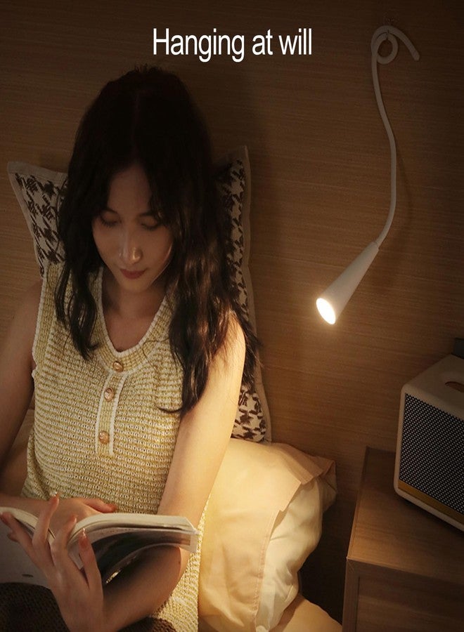 GLOWSERIES مصباح قراءة LED إبداعي من GLOWSERIES لتزيين غرفة الأطفال، مصباح LED قابل لإعادة الشحن وتعديل شدة الإضاءة، 3 ألوان وتعديل سلس للإضاءة، مصباح ليلي لغرفة نوم الأطفال - Image 2