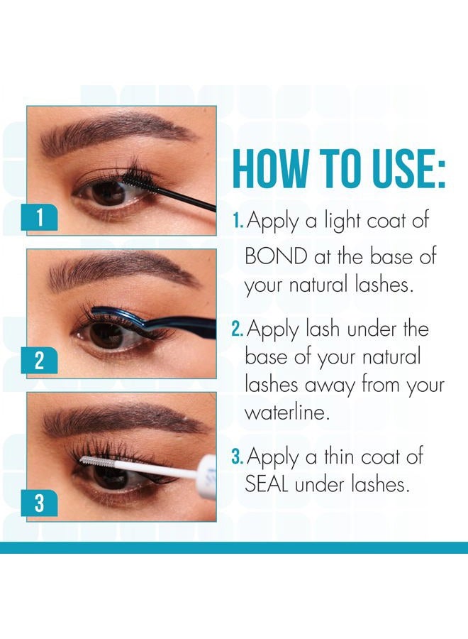 DUO Underlash Lash Bond and Seal – Waterproof, Dual-Ended Lash Cluster Glue, Long-Lasting Hold Eyelash Glue for Eyelash Clusters - Image 5
