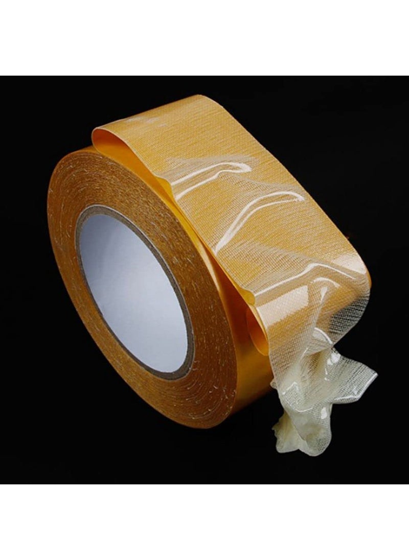 SGABANI Sticky Super Waterproof Traceless Strong Viscosity Resistant Heat Carpet Adhesive Base Cloth Tape Fibber Mesh Double Sided Tape 3cm x 20m