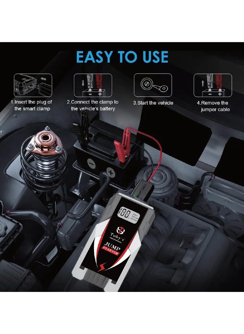 Toby's Jump Starter For Cars 6000mAh And 22.2WH Power Bank For Electronic Devices  - Image 2