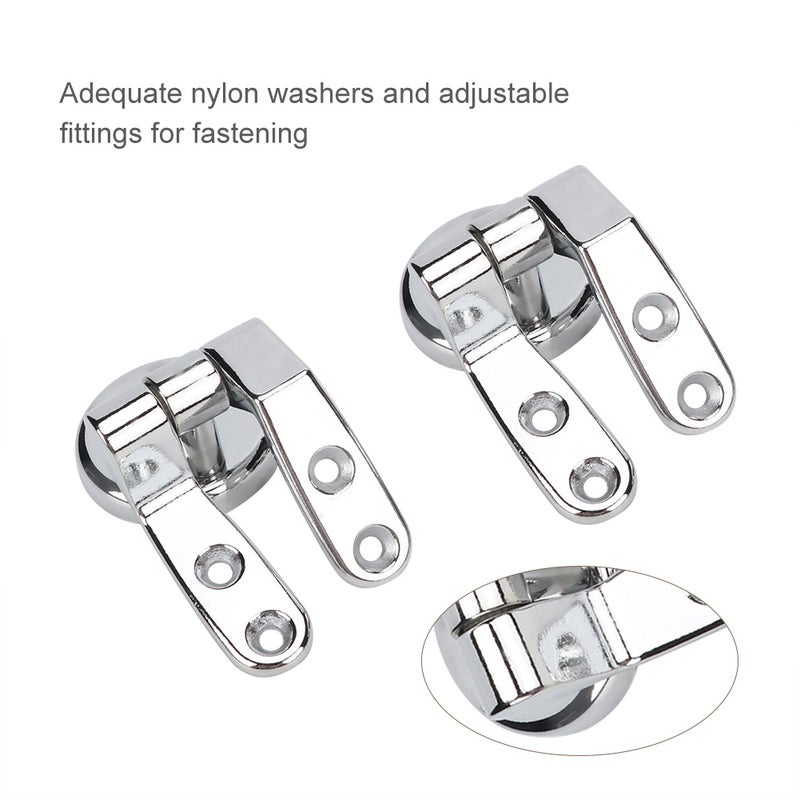 Toilet Lid Fixings Toilet Hinges Repair Replacement Kit Tools Set - Image 5
