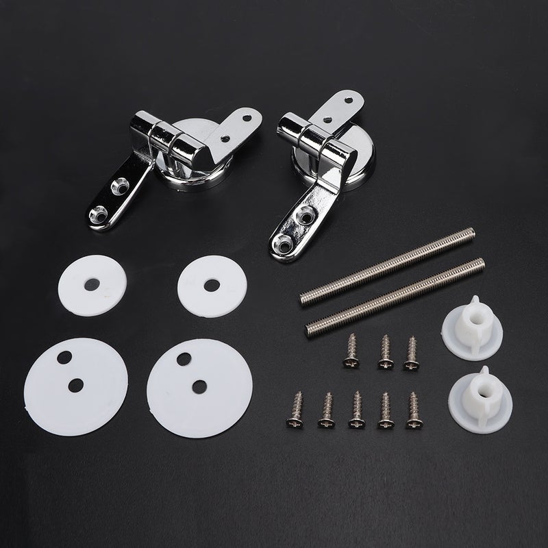 Toilet Lid Fixings Toilet Hinges Repair Replacement Kit Tools Set - Image 3