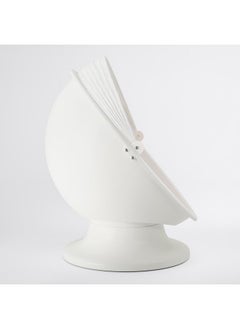 Zaboon Swivel armchair, white/red  - Image 5