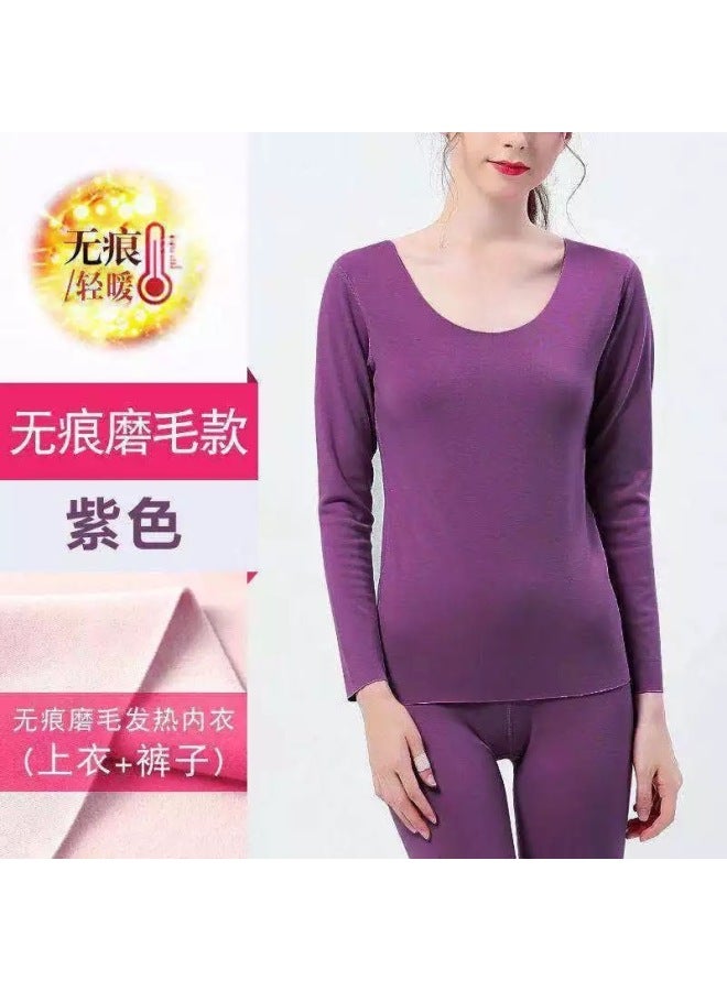 A Generation Of Postage Men's Seamless Suit Men's Thermal Underwear Autumn Pants Wear Base Sanding Plus Velvet