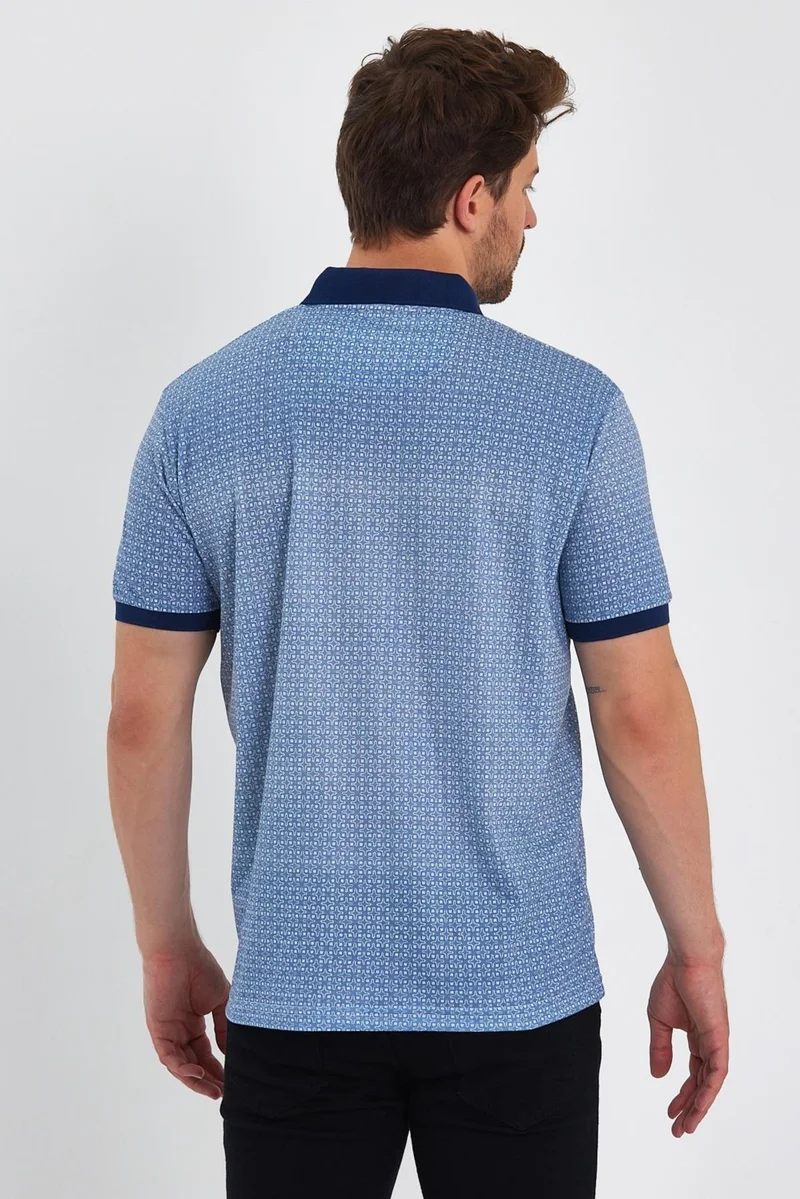 Alexander Gardi Pocket Mercerized Fabric Polo Neck T-Shirt 1057