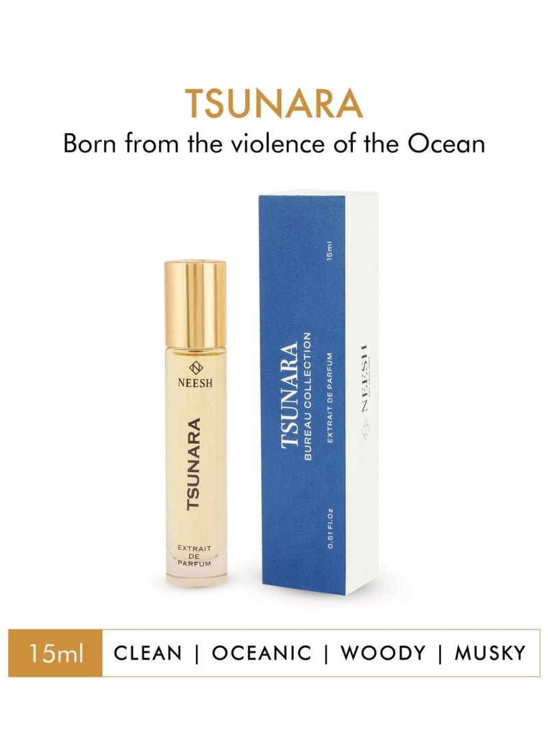 نيش Tsunara (15 مل) - خلاصة عطر (Extrait De Parfum) | عطر رجالي فاخر يدوم طويلاً - Image 2