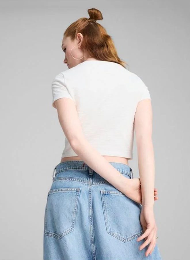 PUMA Dare To Textured Crop Top