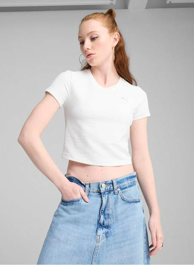 PUMA Dare To Textured Crop Top