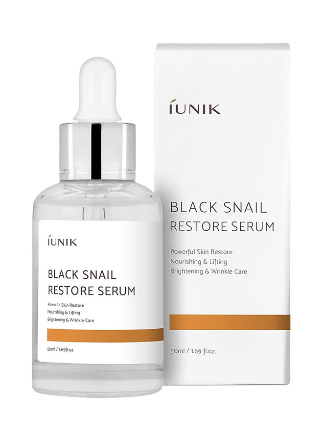 iUNIK Black Snail Restore Serum - 50ml - Image 1