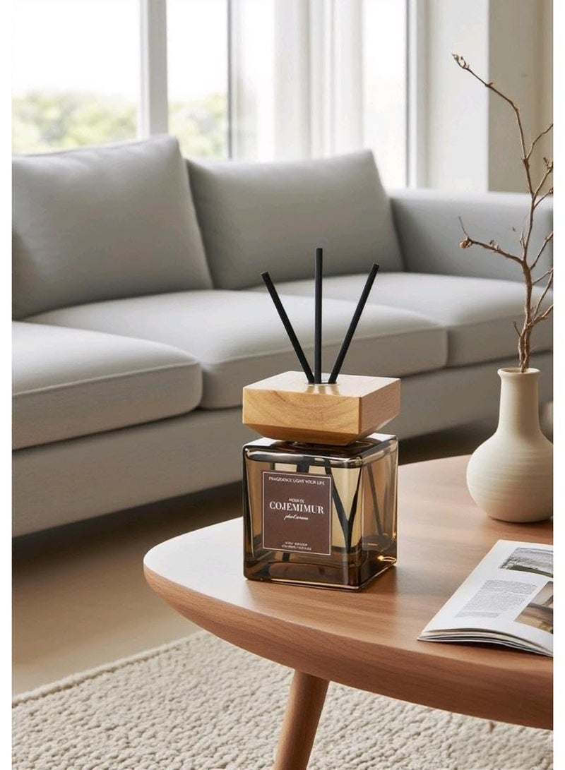 200ml Premium Oud & Rose Reed Diffuser | Long-Lasting Home Fragrance | Natural Essential Oil Room Scent | Elegant Aromatherapy for Bedroom, Living Room & Office - Image 3