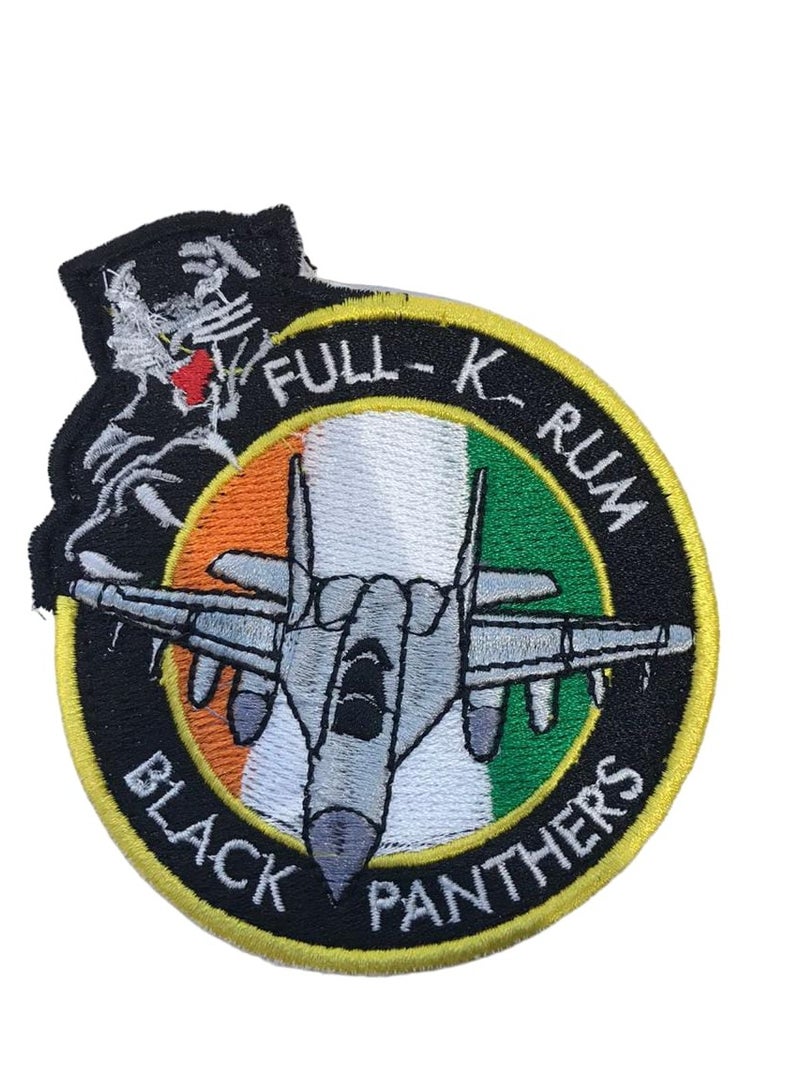 Full black panther patch
