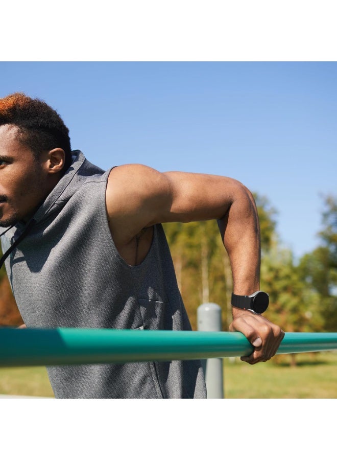 O Ozone Sport Band for Samsung Galaxy Watch Ultra LTE 47mm / Galaxy Watch 3 45mm, 22mm Soft Silicone Replacement Strap for Men Women- Black/Green/Dark Blue/Orange - Image 5