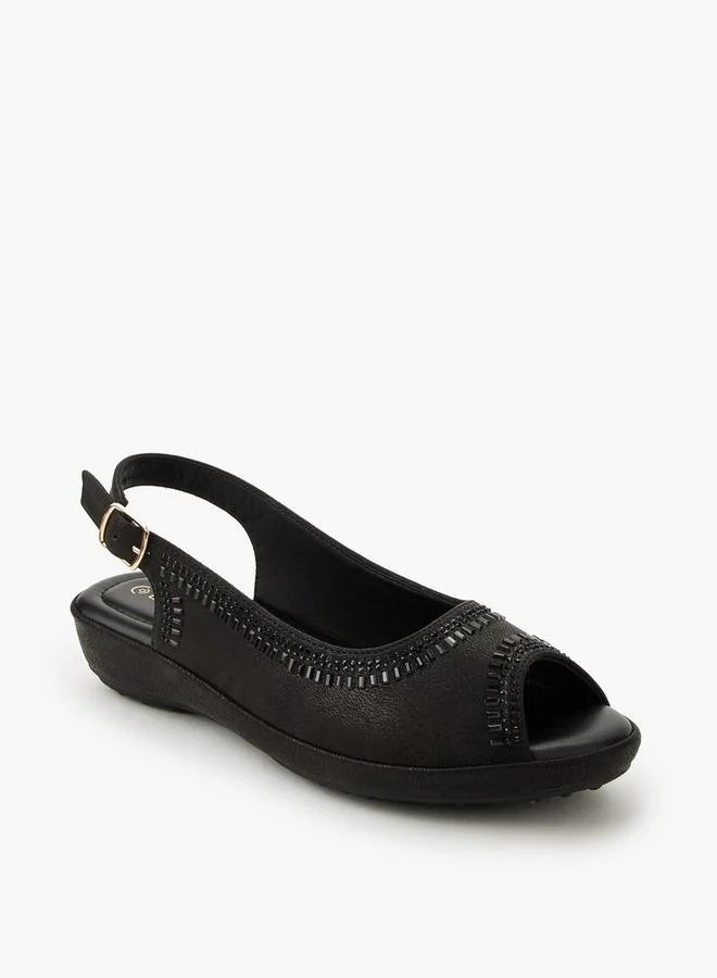 Le Confort Women Embellished Peep Toe Sandals