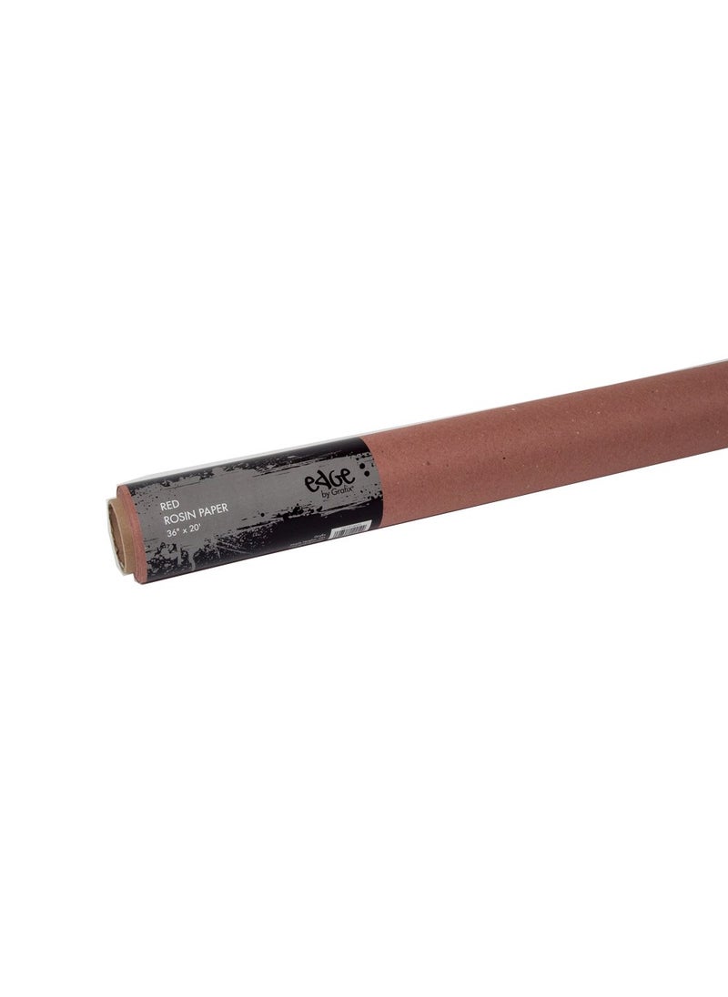 Grafix Grafix Edge Red Rosin Paper  36 x 20 Roll Alternative to Drop Cloth Provides a Protective Barrier and Absorbs Spills for Easy Cleanup Roll 