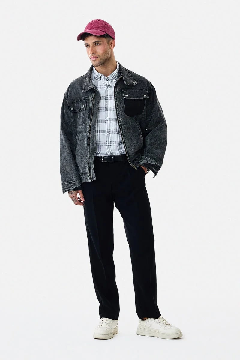 سنيتش قميص كاروهات مجروش