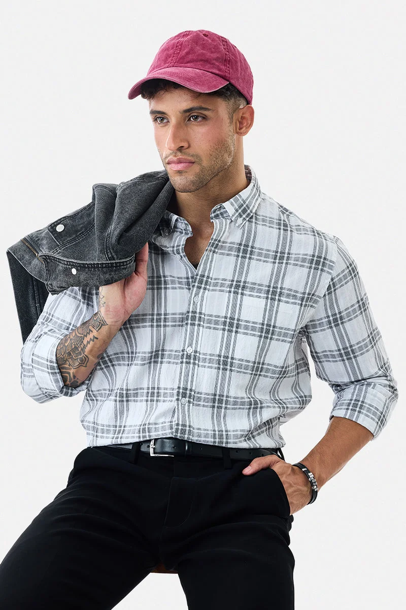 SNITCH Crushed Checks Shirt