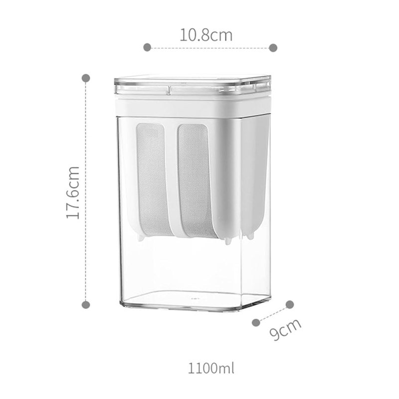Zyomatiq Greek Yogurt Strainer Washable Kitchen Accessories Food StrainerHome Garden Dining Bar Kitchen Tools Gadgets Colanders Sifters Pack of 1 - Image 2