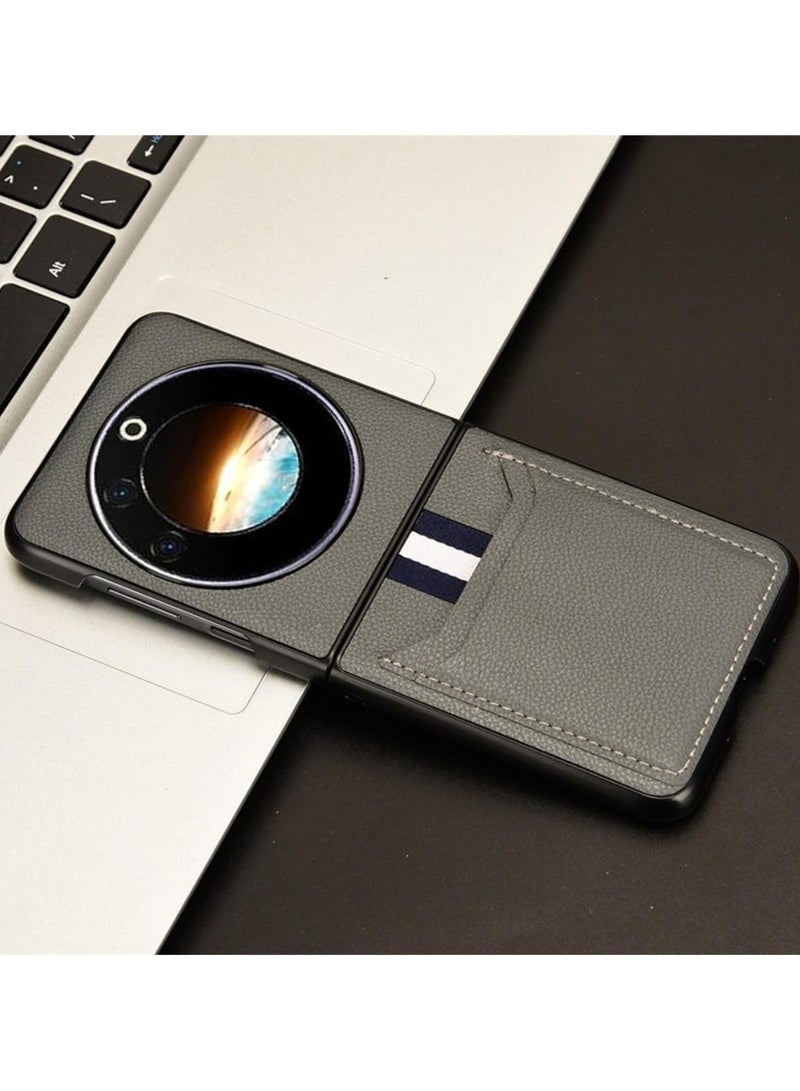 general Huawei PuraX Foldable Slim Phone Case with Rotating Bear Ring Stand fashion Anti-Fall Business Shell