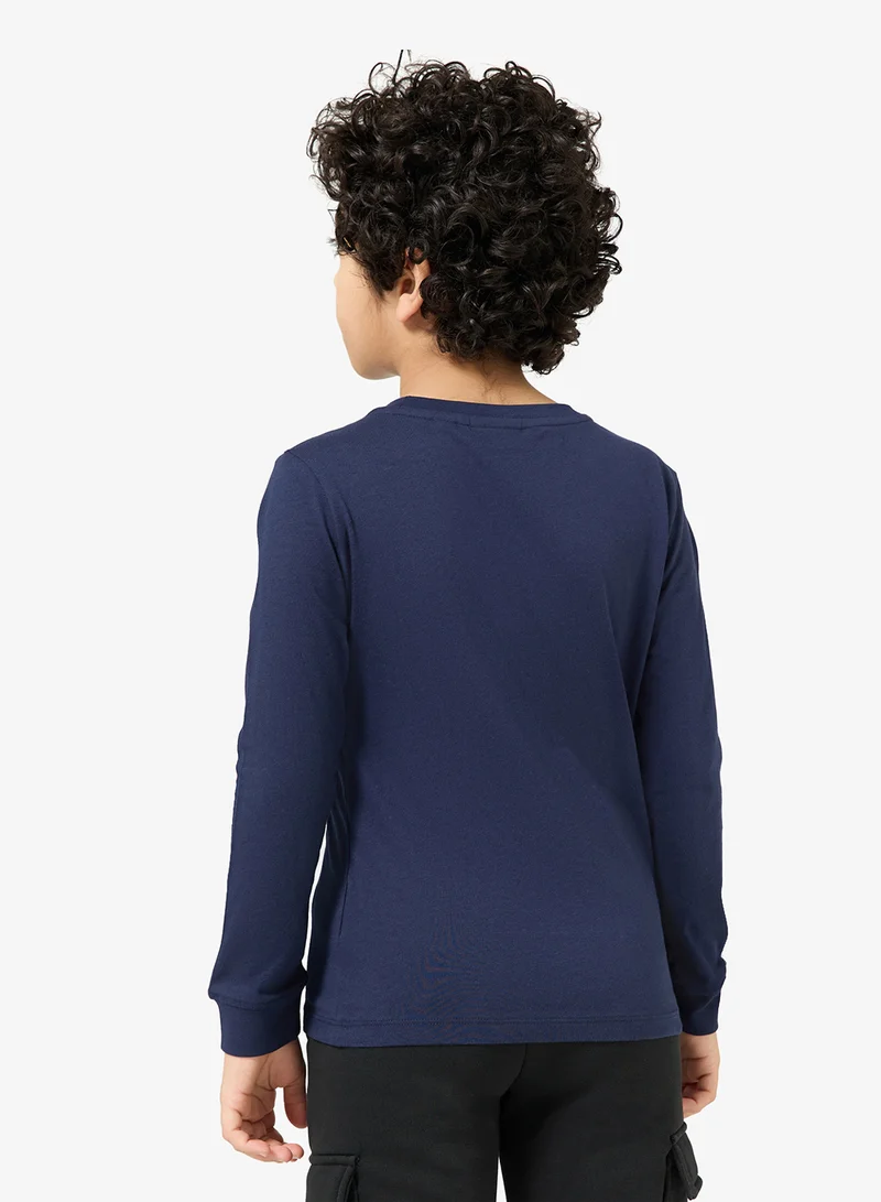 LACOSTE Kids Logo Crew Neck T-Shirt