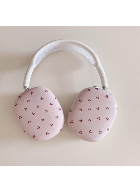 Cherry Full Cover Anti-Fall Cartoon For Apple Airpods Max Silicone Case Durable Protective Earphone Cover For Apple Airpods Max-Color:Cherries (minimum Order Of 5)-Applicable Model:airpods MAX