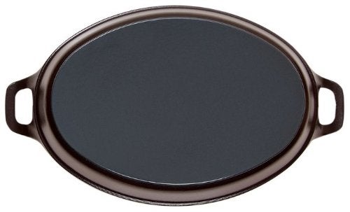 Staub 40509-341 Oval Stackable Dish, Black, 11.0 inches (28 cm), Enameled Iron - Image 4