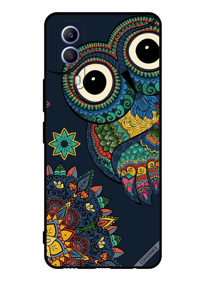 Covernex Protective Case Cover For vivo T1x Floral Owl - Image 1