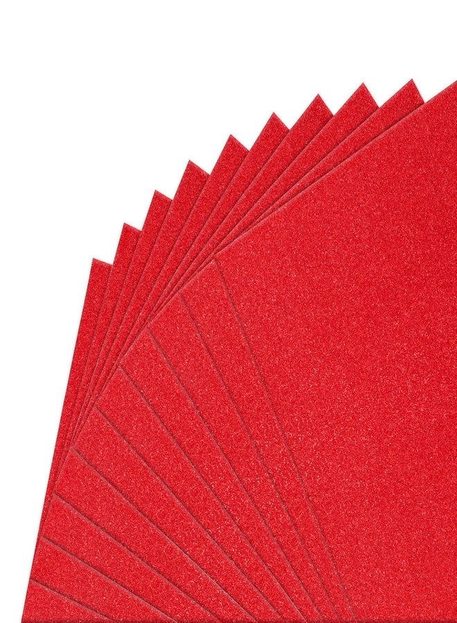 FEILIBAY 20 Sheets Christmas Red Glitter Cardstock Paper, A4 Size Glitter Paper for Crafts, Birthday and Wedding Party decorations, Gift Box packing and Other DIY Projects, 250GSM/92lb - Image 1