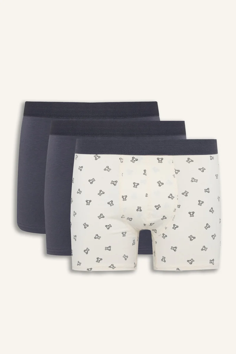 Regular Fit Printed Elastic Band 3 piece