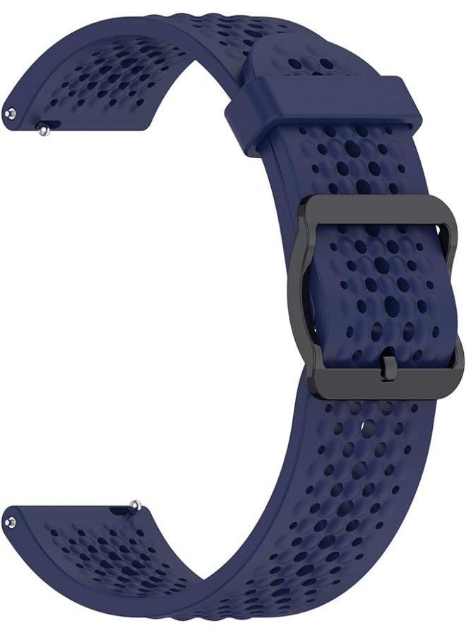 22 mm Silicone Breathable Sport Bracelet For Xiaomi Redmi Watch 5 Active/Redmi Watch 5 Lite Strap, 22mm Adjustable Armband Watchbands Quick Wristband Watch Strap Bands - Image 3