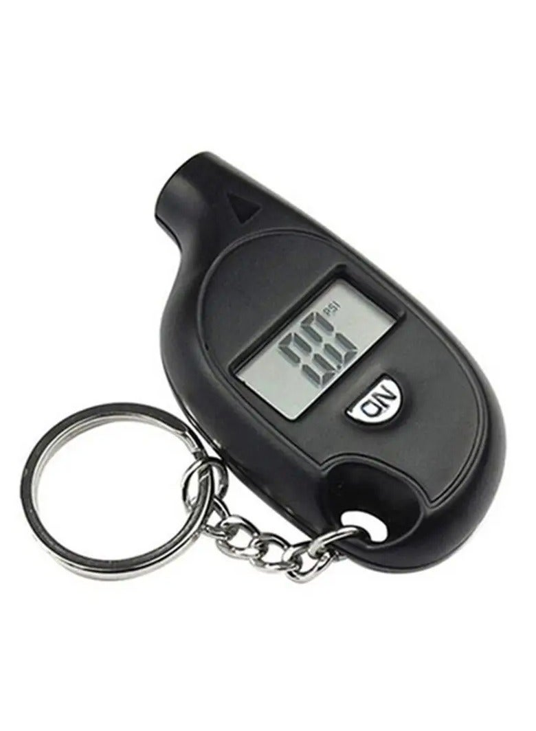 Loquat LCD Digital Tire Pressure Gauge, Compact Digital Tire Pressure Gauge with LCD Display - Keychain-Compatible, High Precision Car  Motorcycle Air Pressure Meter - Image 4