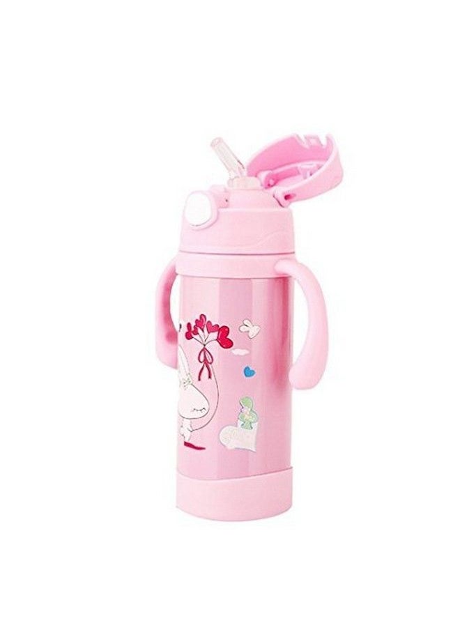 Chinmay Kids - 220 Ml Thermal Insulation Stainless Steel Baby Feeding Bottlepink (Print May Vary) - Image 1