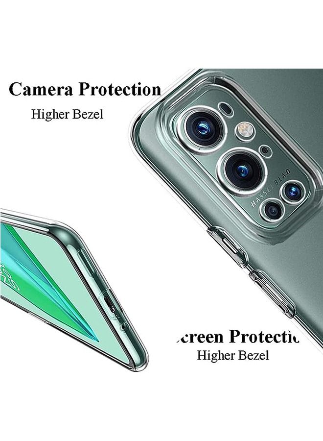 Ocean Oneplus 9 Pro Case Silicone Cover Non-Yellowing Shockproof Phone Bumper Cover, Anti-Scratch Clear Back - Image 4