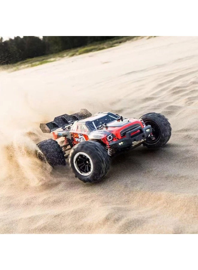 Wild Storm HW-8810 High-Speed 1/16 Scale Brushless RC Car (With Gift Box) – 50 km/h, 4WD Off-Road Monster Truck with Metal Reinforcements, Splash-Proof Design, LED Lights, and 2.4GHz Remote Control  - Image 3