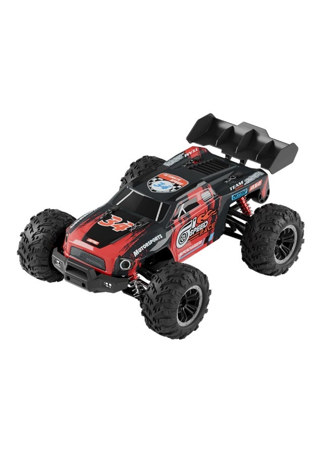 Wild Storm HW-8810 High-Speed 1/16 Scale Brushless RC Car (With Gift Box) – 50 km/h, 4WD Off-Road Monster Truck with Metal Reinforcements, Splash-Proof Design, LED Lights, and 2.4GHz Remote Control  - Image 1